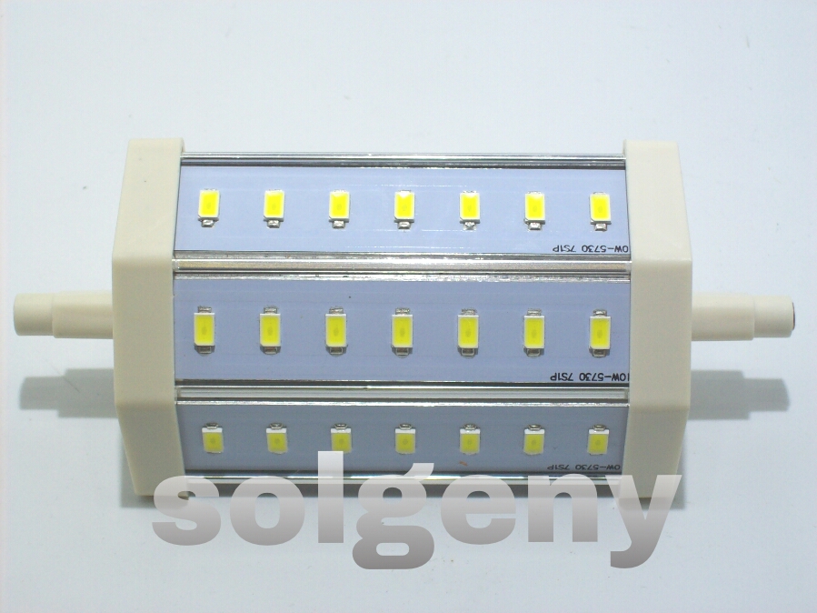 Lampada R7S" 118mm 10W=100W 21 LED SMD 5730 SAMSUNG (220V) 1000
